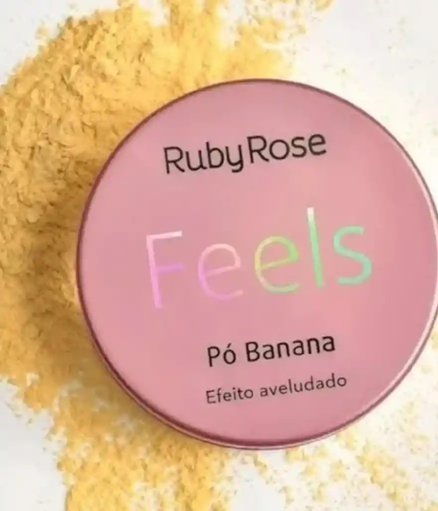 Polvos Sueltos Banana Fijador Para Sellar Maquillaje Matificante Marca Ruby Rose