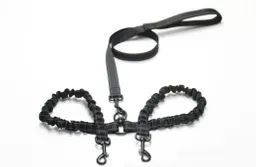 Correa Trailla Doble Flexible Resistente Para Mascota