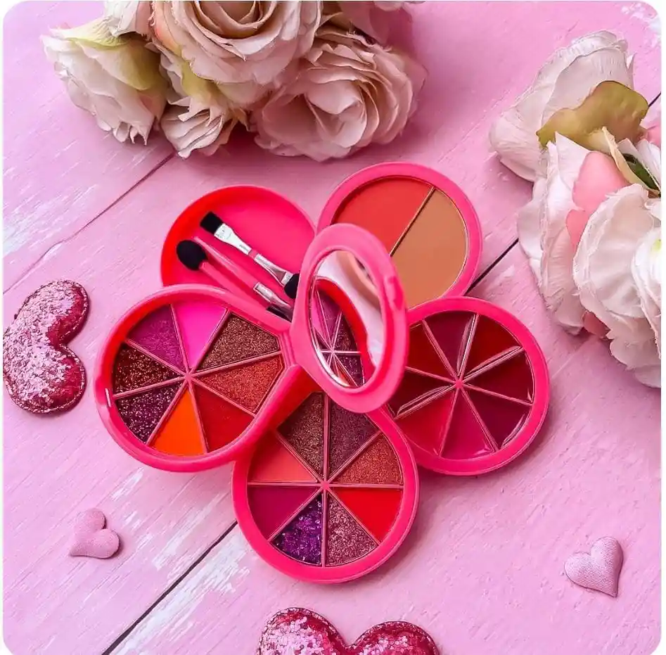 Mini Set De Maquillaje Completo Multiuso Para Rostro Sfr Color