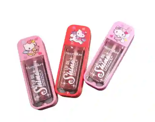 Brillo Gloss Labial Hidratante Lip Oil Con Minibrillitos Hello Kitty Marca Mocmallure