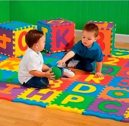 Juguete Tapete Para Bebe Didactico Armable Motivos Surtidos