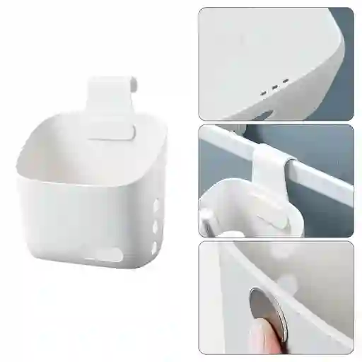 Cesta Colgante De Baño Almacenamiento Set X2
