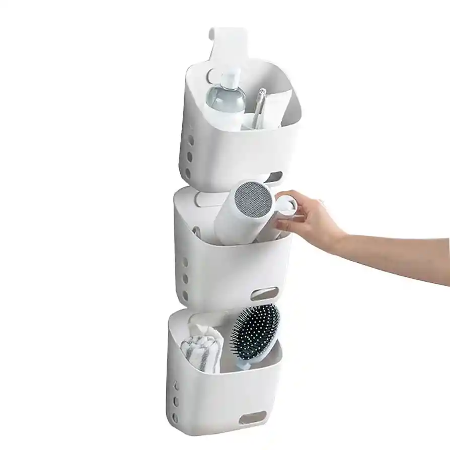 Cesta Colgante De Baño Almacenamiento Set X2