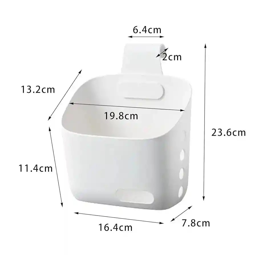 Cesta Colgante De Baño Almacenamiento Set X2