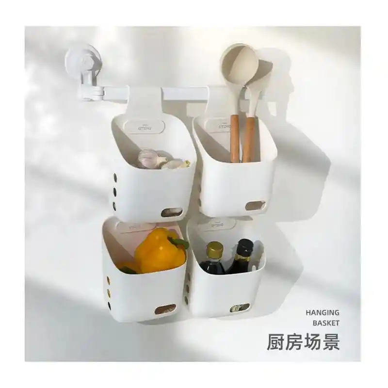 Cesta Colgante De Baño Almacenamiento Set X2