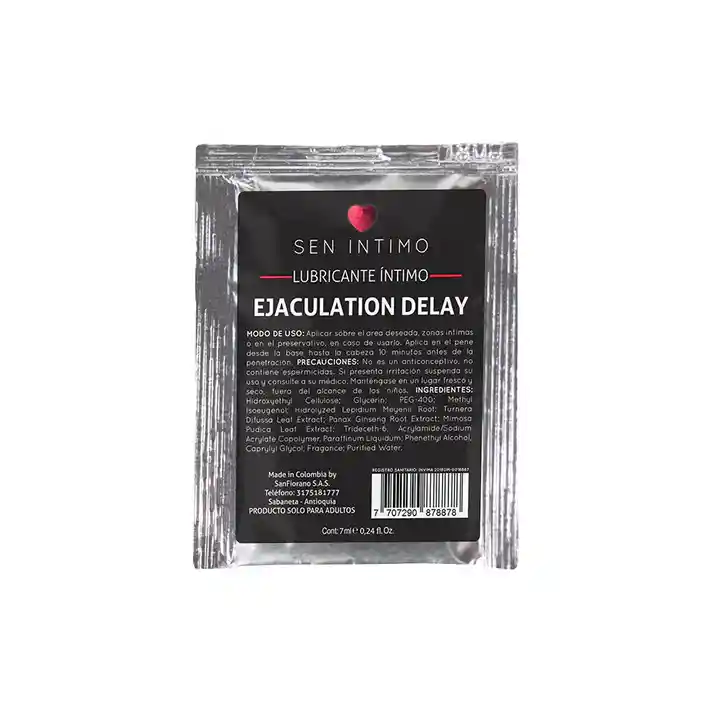 Retardante Ejaculation Delay 7ml Sen Intimo - Placer Prolongado