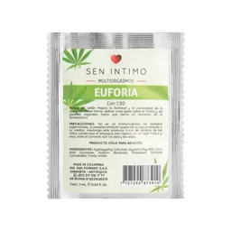 Lubricante Multiorgasmos Euforia 7ml Sen Intimo- ¡placer Intenso Y Renovado!