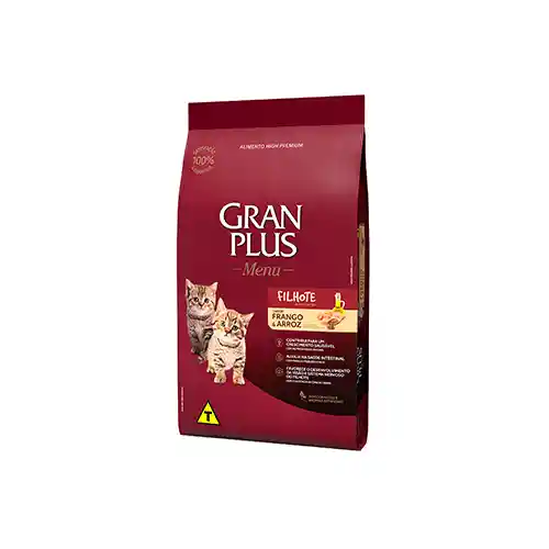 Alimento Seco Granplus Gatito Sabor Pollo & Arroz 1kg