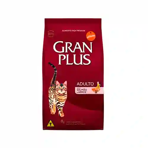 Alimento Seco Granplus Gato Adulto Sabor Salmón & Arroz 1kg