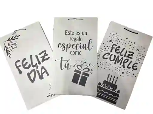 Bolsa Regalo Kraft Motivos Varios, Ocasiones Especiales 28x32