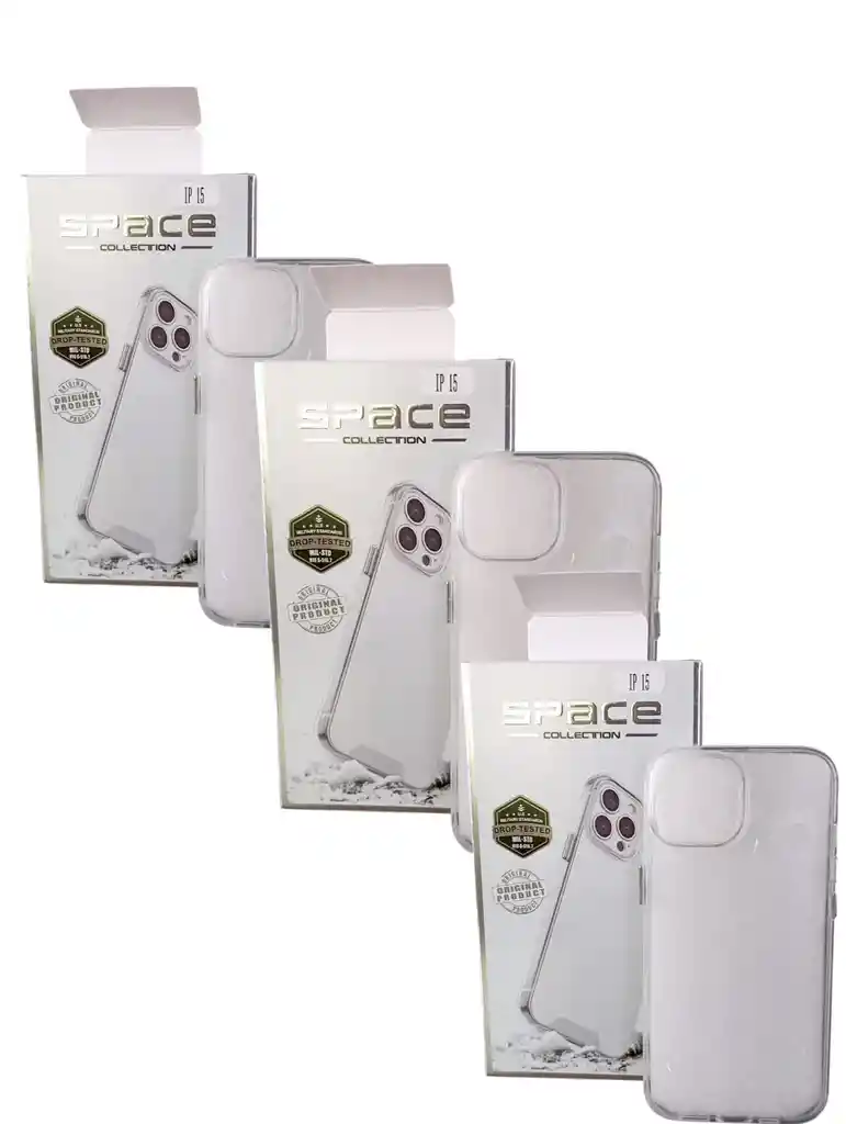 Space Para Iphone 15 / Estuche Para Celular Acrilico