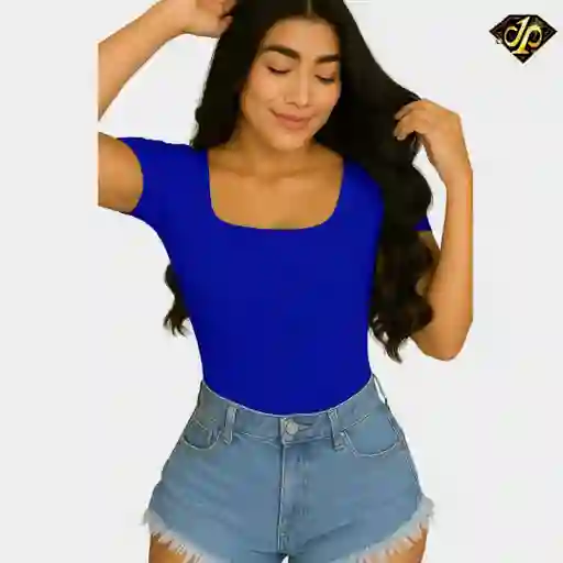 Body Cuadrado Azul Rey
