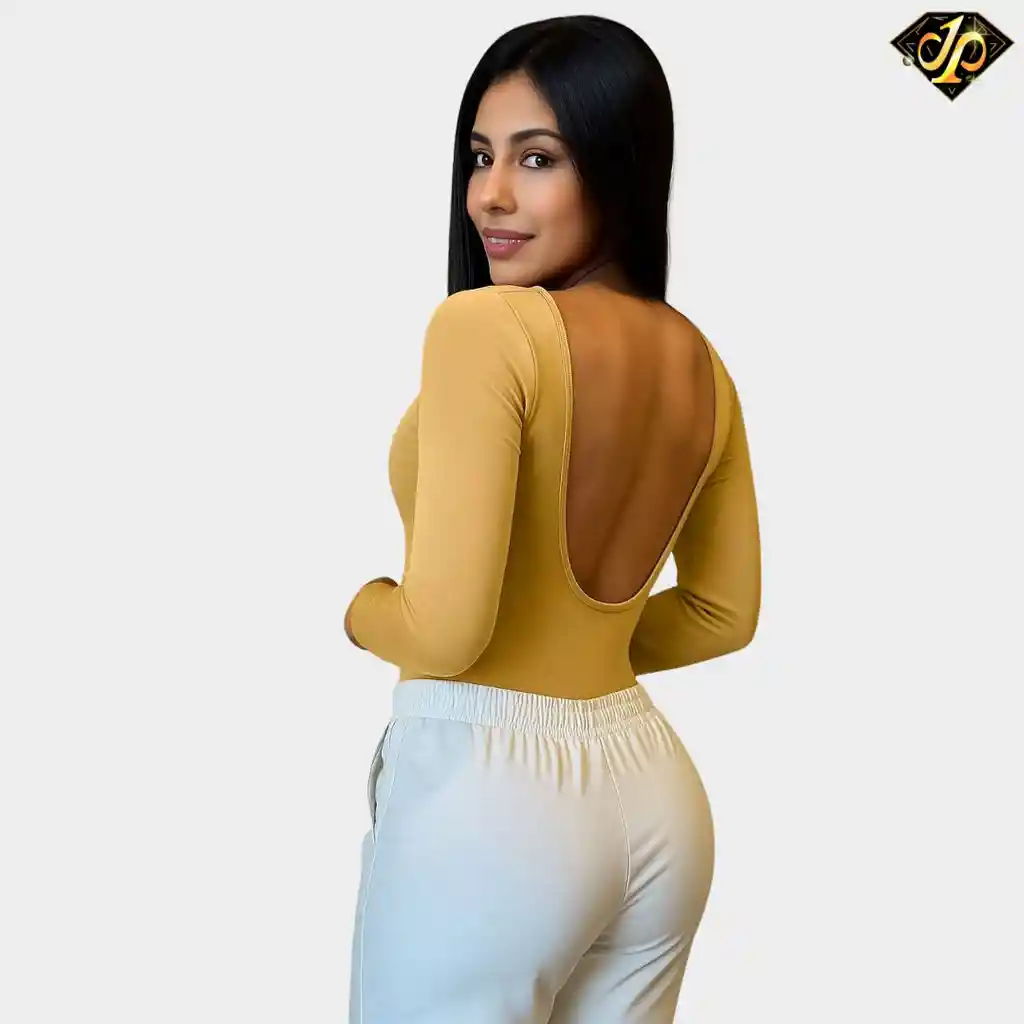 Body Hueco Espalda Camel