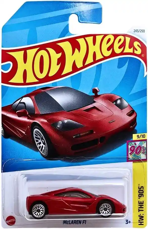 Hot Wheels Mclaren F1 Carro De Colección Hw: The ´90s´ 9/10 Mattel