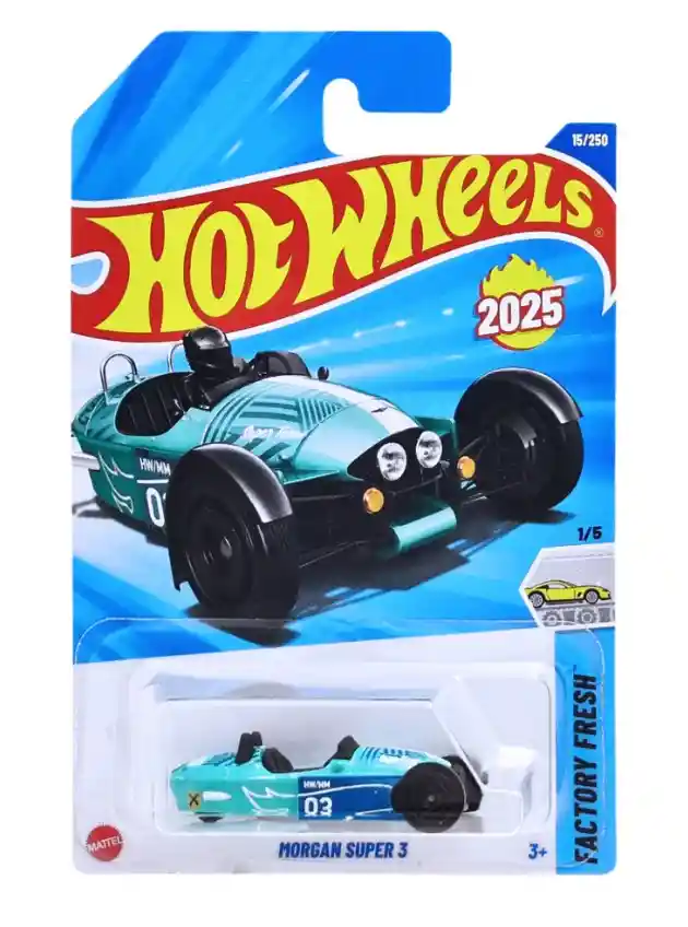 Hot Wheels Morgan Super 3 Carro De Colección Factory Fresh 1/5 Mattel