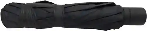 Sombrilla Paraguas Grande Antibrisa Manual 10 Varillas Con Protección Solar Color Negro
