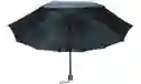 Sombrilla Paraguas Grande Antibrisa Manual 10 Varillas Con Protección Solar Color Negro
