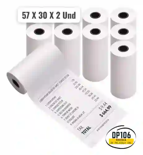 Rollos Termicos 57 X 30 X 2 Und