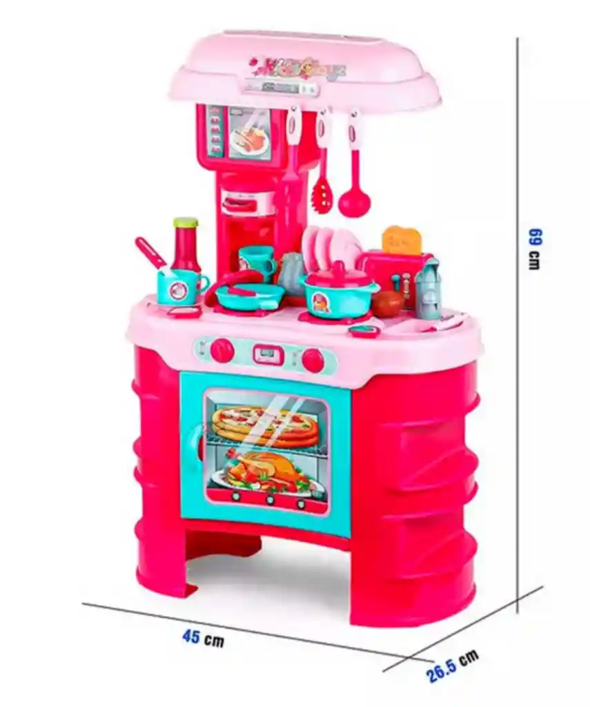 Cocina Para Niñas Grande + Accesorios / Cocinita Para Niñas