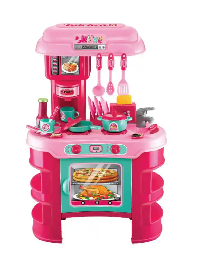 Cocina Para Niñas Grande + Accesorios / Cocinita Para Niñas