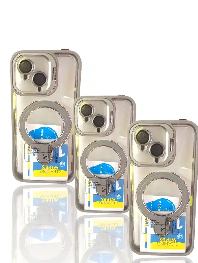 Estuche Magsafe Transparente Con Protector Iphone 13,14,15 Pro