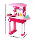 Cocina Para Niñas Pequeña Maleta 2 En 1 + Accesorios / Cocinita Para Niñas