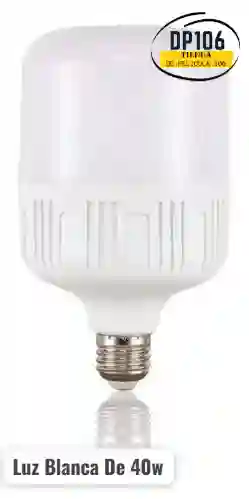 Bombillo Luz Blanca De 40w
