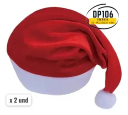 Gorro Navideño X 2 Und Gorros Navidad