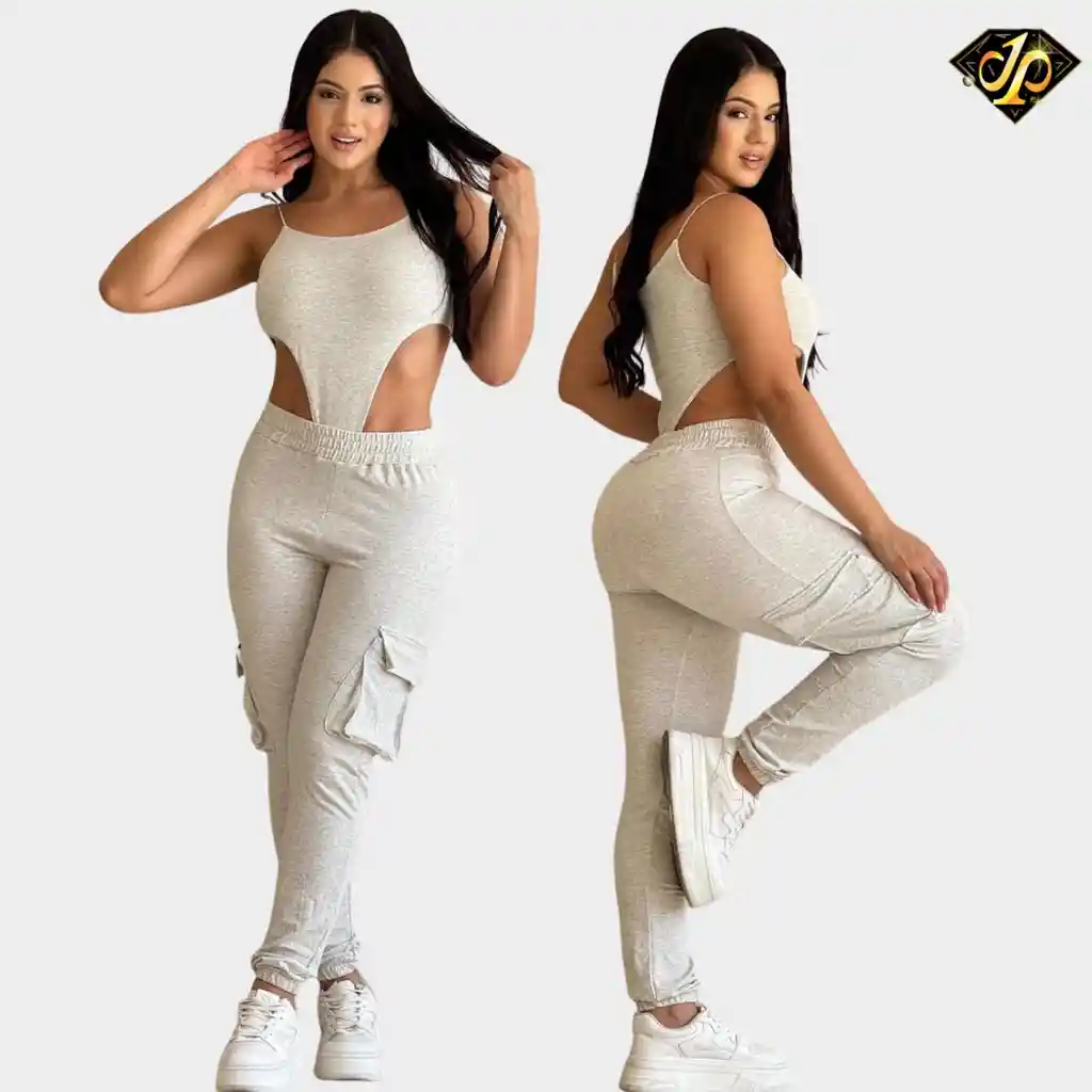 Enterizo Burda Camuflado Gris Jaspe