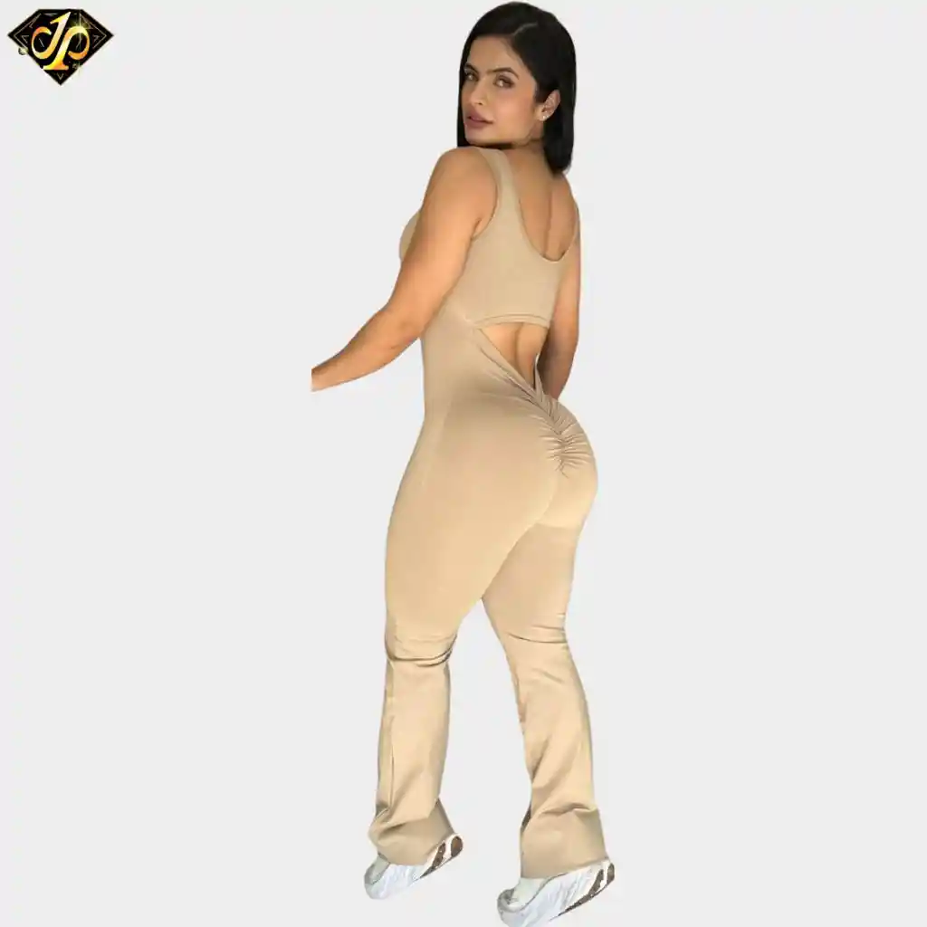 Enterizo Culotte Camel