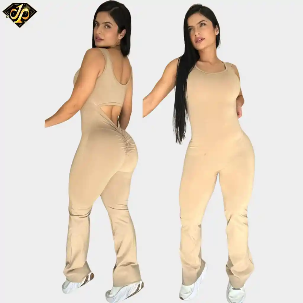 Enterizo Culotte Camel