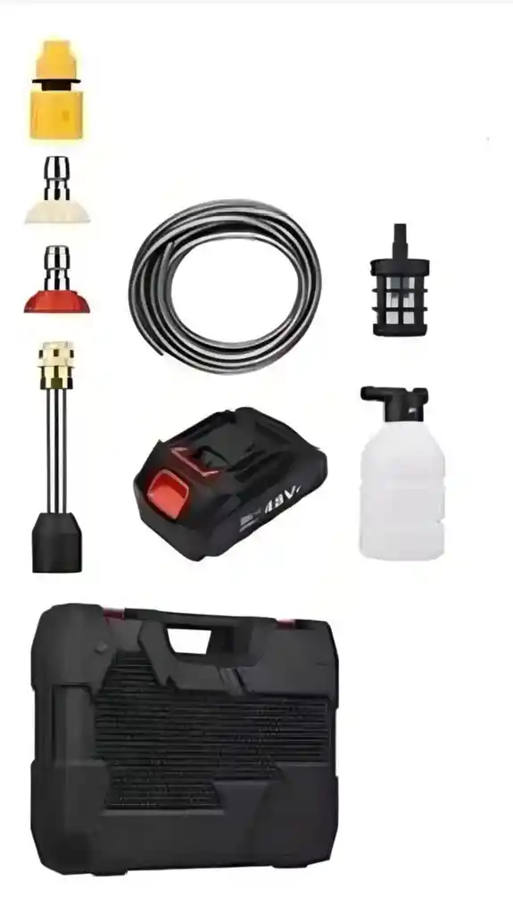 Hidrolavadora Portátil Inalámbrica 1 Bateria 48v Recargable