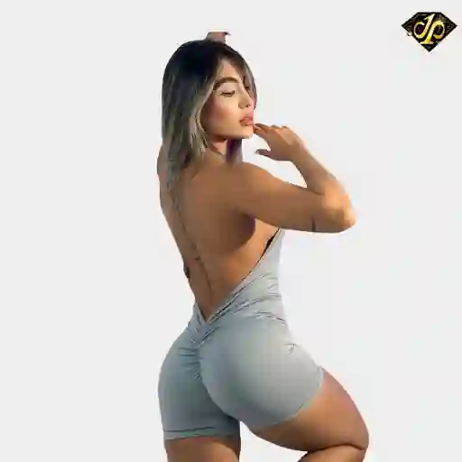 Enterizo Sara Gris Claro
