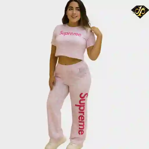 Conjunto Sublimado Rosado