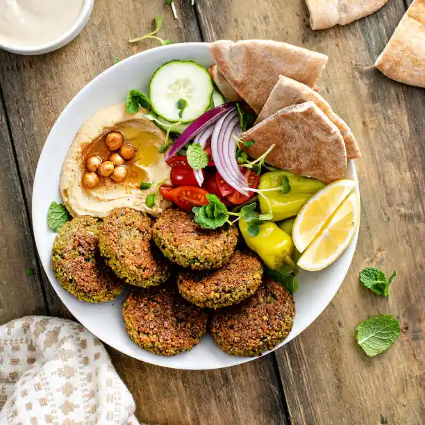 Falafel Libanés Frito Moneda, 6 Unidades.