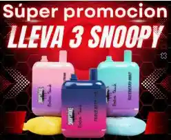3 Unidades De Vape Snoppysmoke Surtidos Edicion Especial - 15000 Puff - 5% Nicotina A Domicilio