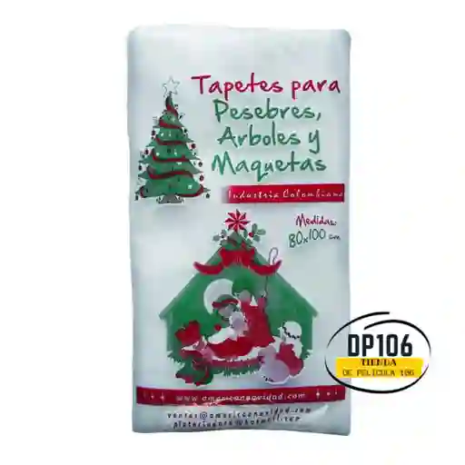 Tapete Blanco Para Pesebre Arboles