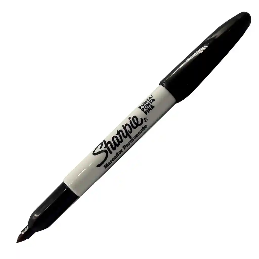 Sharpie Negro Punta Fina