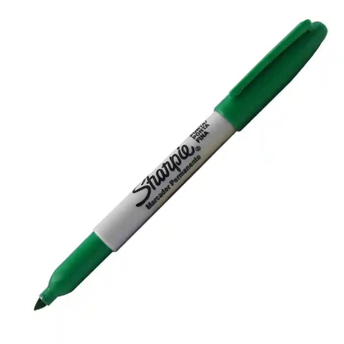 Sharpie Verde Punta Fina
