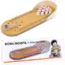 Mini Juego De Bolos De Mesa De Madera
