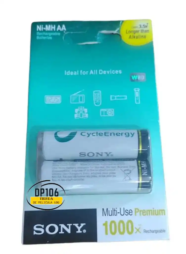 Pilas Recargables Aa X 2 Und