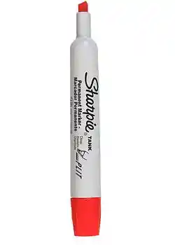 Sharpie Tank Rojo Caja X12