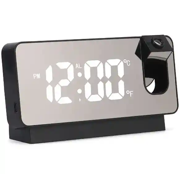Reloj Despertador Digital Y Proyector