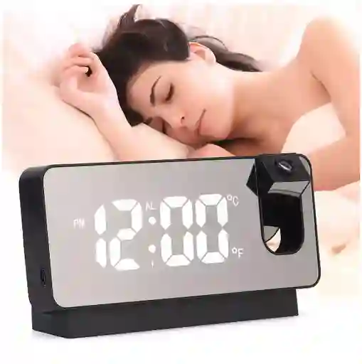 Reloj Despertador Digital Y Proyector