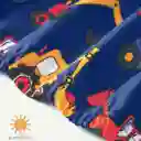 Chaqueta Cortavientos Maquinaria Azul Oscuro