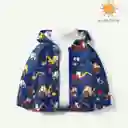 Chaqueta Cortavientos Maquinaria Azul Oscuro