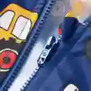 Chaqueta Cortavientos Maquinaria Azul Oscuro