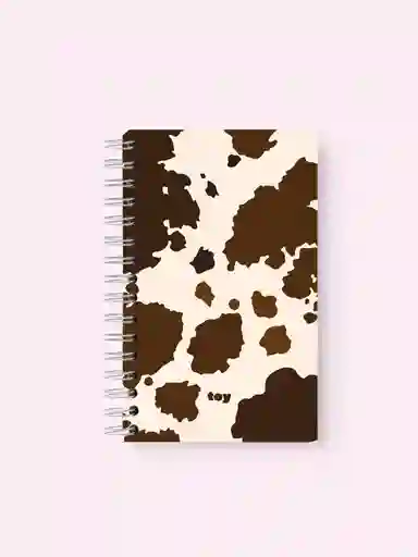 Little Notebook Cow Print Cuadriculado