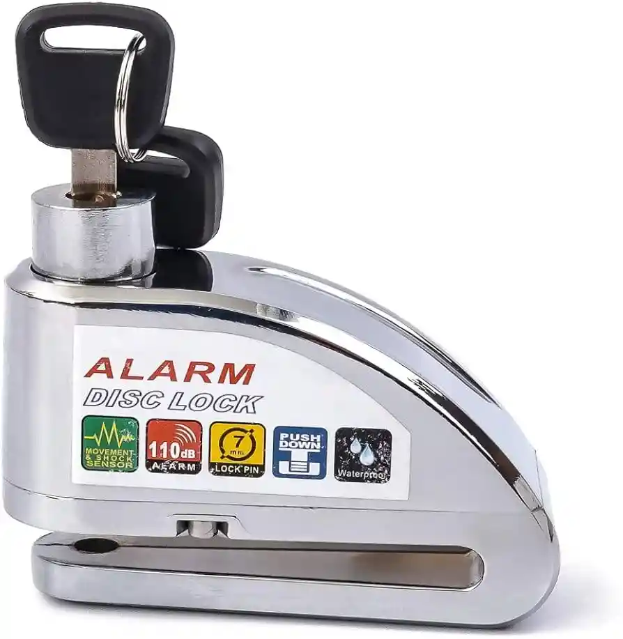 Candado Alarma De Disco Para Moto Y Patineta Electrica