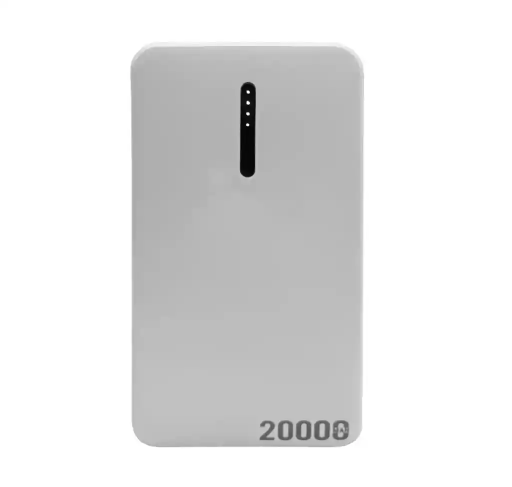 Power Bank 20000 Mah Unitec Pwb-118 4 Cables 2.1a | Blanca